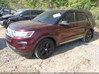 2018 Ford Explorer Xlt Maroon vin: 1FM5K7D85JGC31358