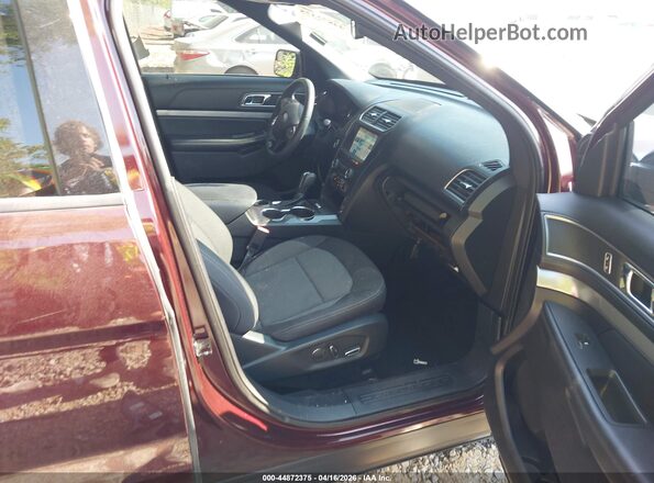 1FM5K7D85JGC31358 2018 FORD FORD EXPLORER Maroon Սալոնի դիմացի տեսք