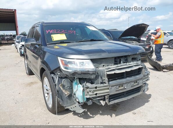 1FM5K7D89JGA13777 2018 FORD FORD EXPLORER Gray Przód prawy