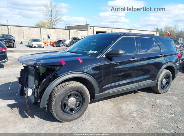 1FM5K8AB1SGA86469 2025 FORD POLICE INTERCEPTOR Черный Передняя левая четверть
