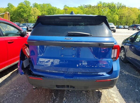 1FM5K8AB2TGA42854 2026 FORD FORD EXPLORER Синий Вид сзади
