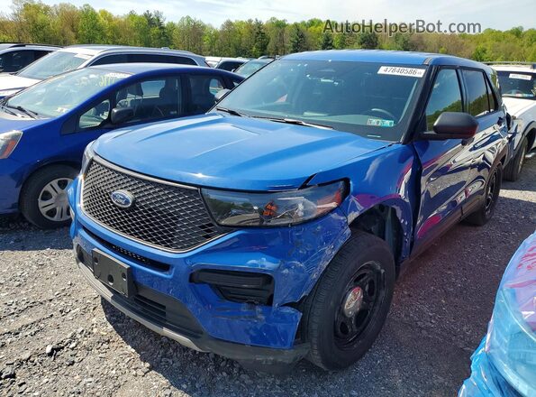 1FM5K8AB2TGA42854 2026 FORD FORD EXPLORER Синий Передняя левая четверть
