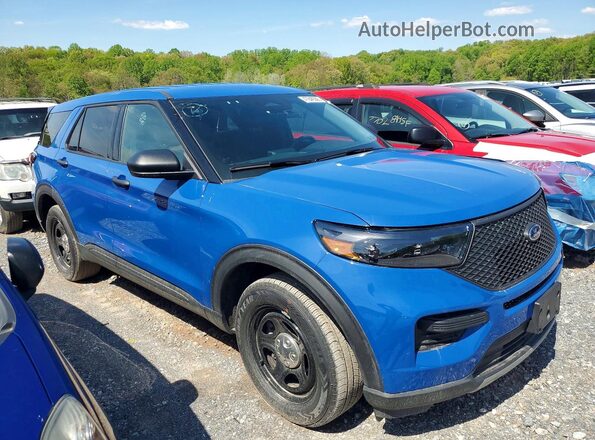 1FM5K8AB2TGA42854 2026 FORD FORD EXPLORER Синий Передняя правая четверть