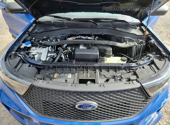 1FM5K8AB2TGA42854 2026 FORD FORD EXPLORER Синий Вид подкапотного пространства