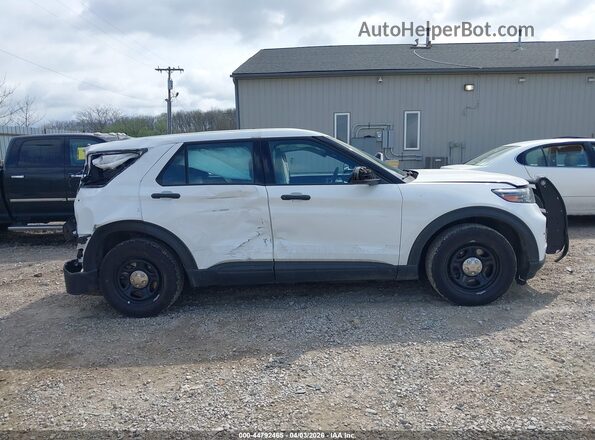1FM5K8AB7SGA35476 2025 FORD POLICE INTERCEPTOR White Widok wnętrza 360 stopni