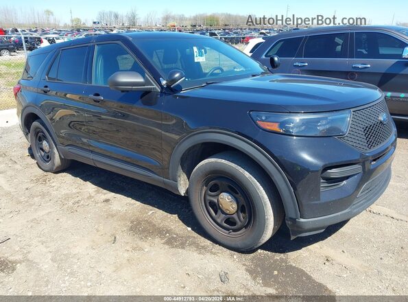 1FM5K8AB8MGA64858 2021 FORD POLICE INTERCEPTOR Black Առջևի աջ