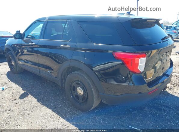 1FM5K8AB8MGA64858 2021 FORD POLICE INTERCEPTOR Black Հետևի ձախ