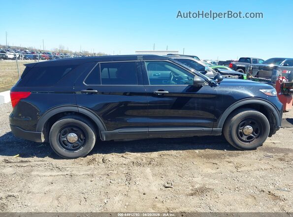 1FM5K8AB8MGA64858 2021 FORD POLICE INTERCEPTOR Black Սալոնի հետևի տեսք