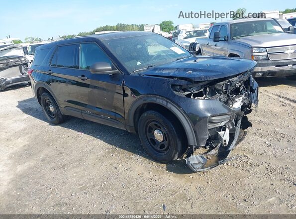 1FM5K8ABXLGD07973 2020 FORD POLICE INTERCEPTOR Black წინა მარჯვენა