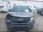 2018 Ford Police Interceptor Utility   Серый vin: 1FM5K8AR0JGA15694