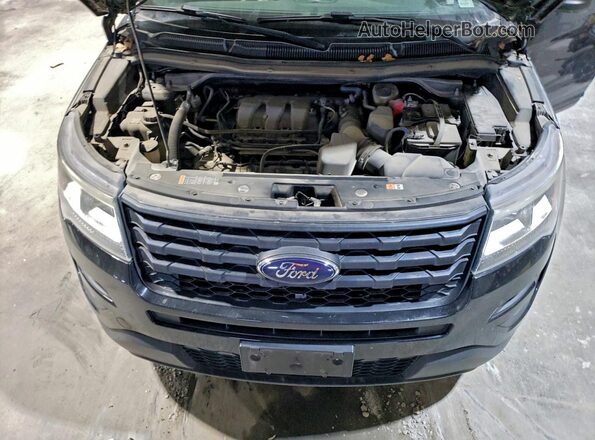 1FM5K8AR4GGA77771 2016 FORD FORD EXPLORER Black Widok komory silnika