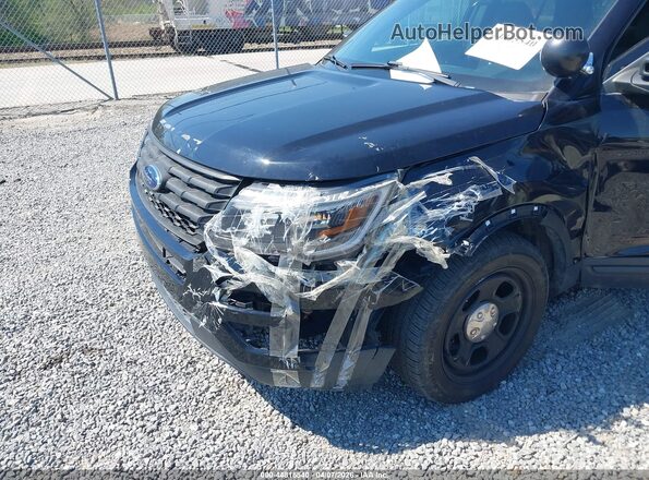 1FM5K8AR5KGA32055 2019 FORD POLICE INTERCEPTOR Black Widok z przodu