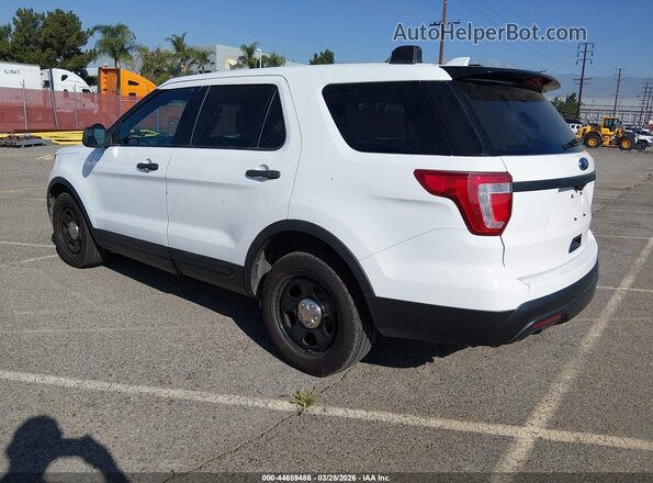 1FM5K8AR6GGC73405 2016 FORD UTILITY POLICE INTERCEPTOR Белый Задняя левая четверть