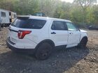 2018 Ford Explorer Police Interceptor White vin: 1FM5K8AR8JGC75003