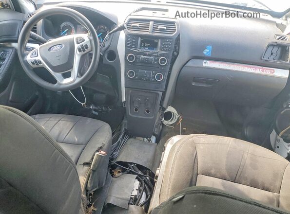 1FM5K8AR8JGC75003 2018 FORD FORD EXPLORER White Вид панелі приладів