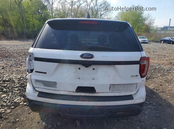 1FM5K8AR8JGC75003 2018 FORD FORD EXPLORER White Вид ззаду