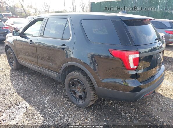 1FM5K8ARXGGA37291 2016 FORD UTILITY POLICE INTERCEPTOR Black Tył lewy