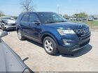 2017 Ford Explorer Xlt Blue vin: 1FM5K8D81HGD01910