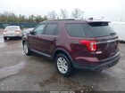 2018 Ford Explorer Xlt Maroon vin: 1FM5K8D82JGA39367
