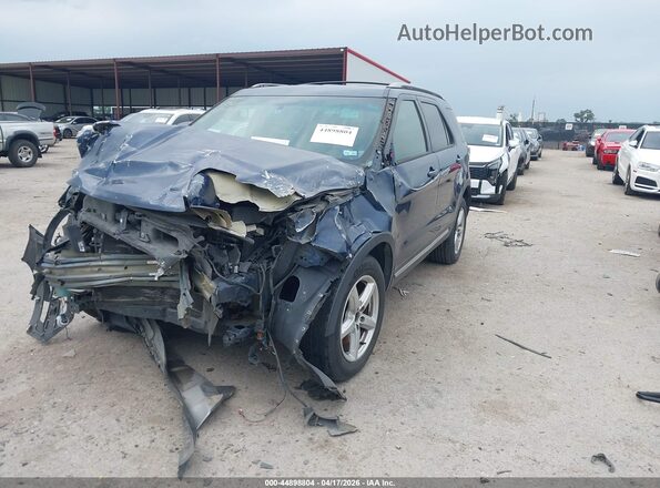 1FM5K8D83GGA54646 2016 FORD FORD EXPLORER Dark Blue Передняя левая четверть