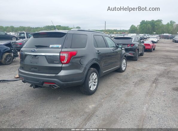 1FM5K8D83JGC89653 2018 FORD FORD EXPLORER Серый Задняя правая четверть