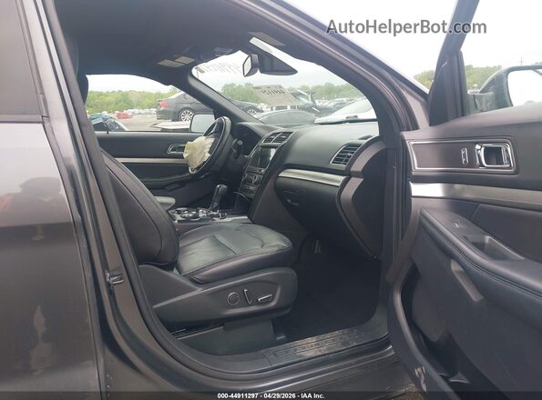 1FM5K8D83JGC89653 2018 FORD FORD EXPLORER Серый Вид салона спереди