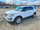 2017 Ford Explorer Xlt White vin: 1FM5K8D89HGD47100