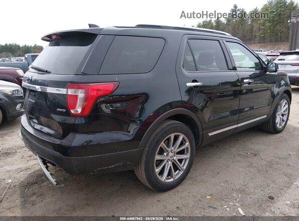 1FM5K8F83GGC25523 2016 FORD FORD EXPLORER Черный Задняя правая четверть