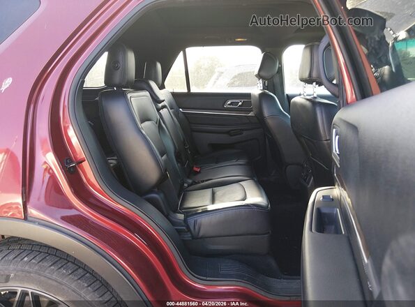 1FM5K8F87GGD15547 2016 FORD FORD EXPLORER Red Widok naklejki z numerem VIN