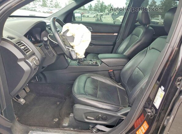 1FM5K8F88KGA10941 2019 FORD FORD EXPLORER Black Widok wnętrza z przodu