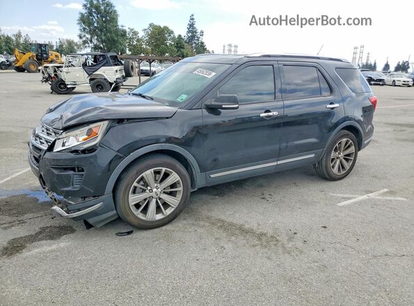 1FM5K8F88KGA10941 2019 FORD FORD EXPLORER Black Przód lewy