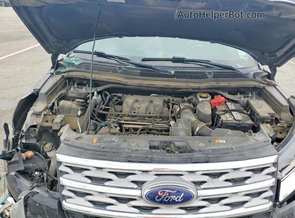1FM5K8F88KGA10941 2019 FORD FORD EXPLORER Black Widok komory silnika