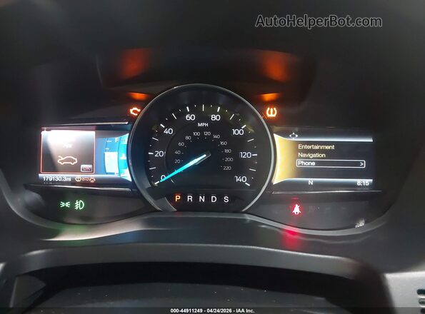 1FM5K8F8XGGA31202 2016 FORD FORD EXPLORER Gray Widok tylnych siedzeń
