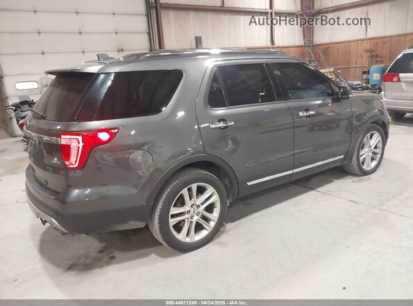 1FM5K8F8XGGA31202 2016 FORD FORD EXPLORER Gray Tył prawy