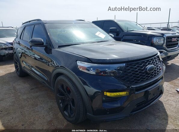 1FM5K8GC0MGC24697 2021 FORD FORD EXPLORER Черный Передняя правая четверть