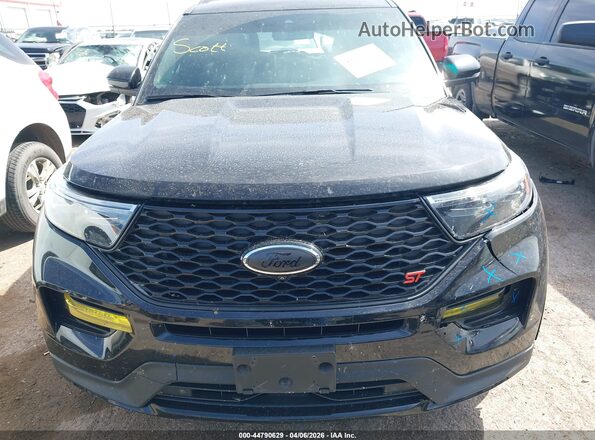 1FM5K8GC0MGC24697 2021 FORD FORD EXPLORER Черный Вид задней части салона