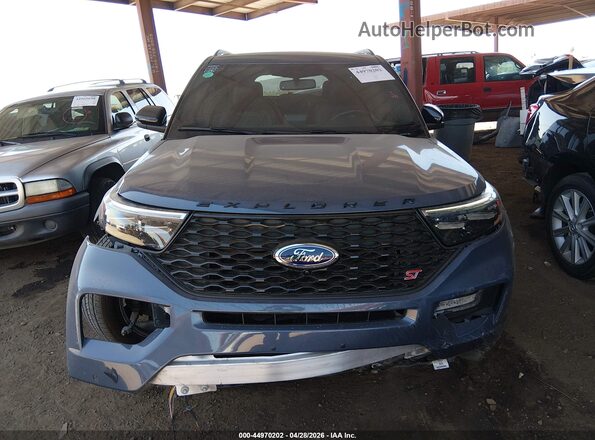 1FM5K8GCXMGA05276 2021 FORD FORD EXPLORER Синий Вид задней части салона