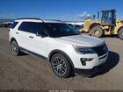 2018 Ford Explorer Sport White vin: 1FM5K8GT9JGC72906
