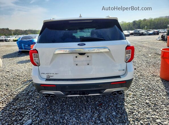 1FM5K8HC4LGA67401 2020 FORD FORD EXPLORER White უკანა ხედი