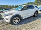 2020 Ford Explorer Platinum White vin: 1FM5K8HC4LGA67401