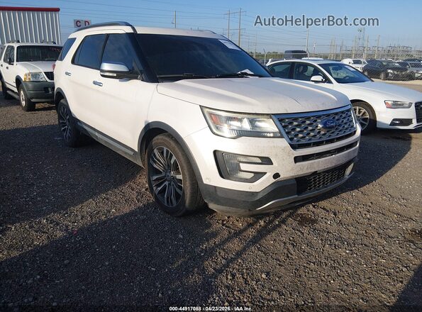 1FM5K8HT3HGA54842 2017 FORD FORD EXPLORER White Front right