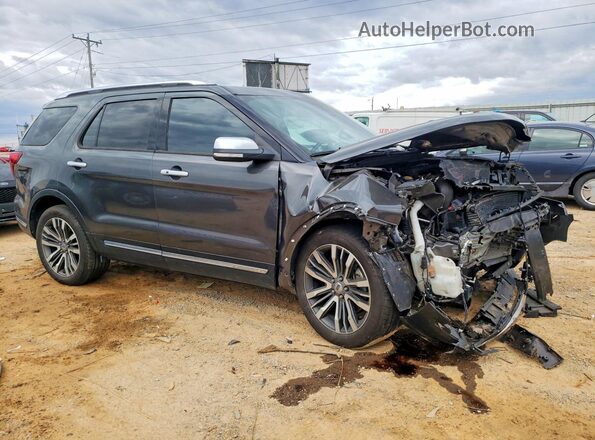 1FM5K8HT7JGA18111 2018 FORD FORD EXPLORER Серый Передняя правая четверть