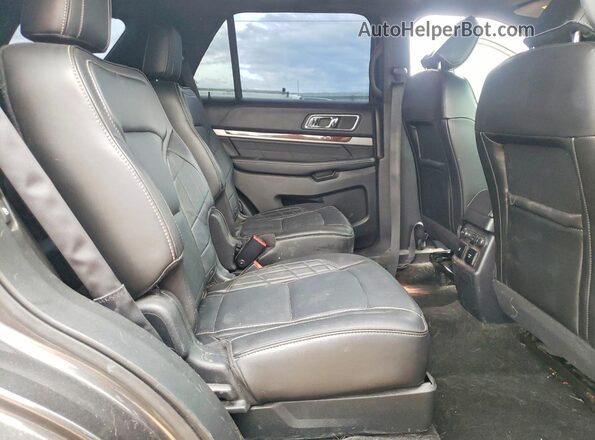 1FM5K8HT7JGA18111 2018 FORD FORD EXPLORER Серый Вид задней части салона