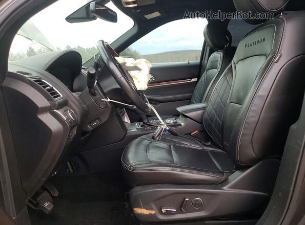 1FM5K8HT7JGA18111 2018 FORD FORD EXPLORER Серый Вид салона спереди