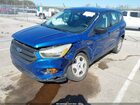 2017 Ford Escape S Синий vin: 1FMCU0F77HUE14396