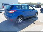 2017 Ford Escape S Синий vin: 1FMCU0F77HUE14396