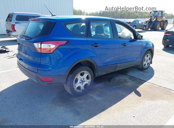 1FMCU0F77HUE14396 2017 FORD ESCAPE Синий Задняя правая четверть