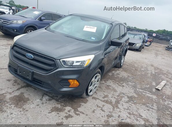 1FMCU0F79HUE23259 2017 FORD ESCAPE Серый Передняя левая четверть