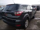 2017 Ford Escape S Серый vin: 1FMCU0F7XHUE94597
