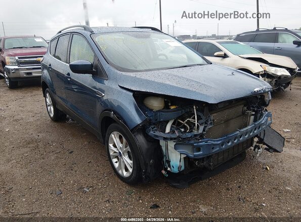 1FMCU0GD2JUC30963 2018 FORD ESCAPE Синий Передняя правая четверть